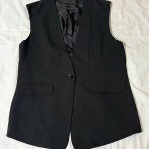 BCBGMaxAzria Charcoal Sleeveless Vest